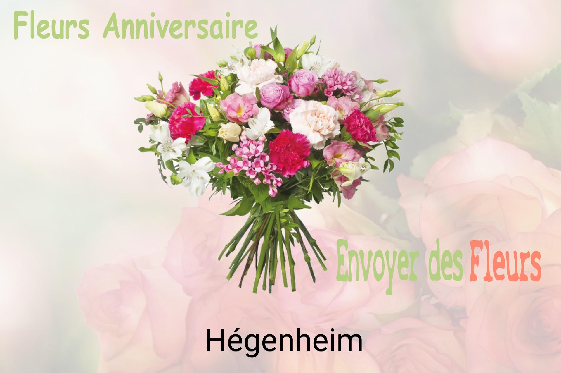 Bouquet de fleurs d’anniversaire livré à Hégenheim